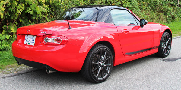 2013 Mazda MX-5 Exterior Rear Side Top Up