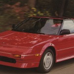 The rear-drive Corolla Sport’s drivetrain was repurposed to sporty effect in this mid-engine two-seat box. The first-generation MR2 remains one of the most lovable and rewarding-to-drive cars of the 1980s.