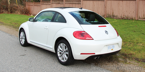 2015 Volkswagen Beetle White Exterior Rear Side
