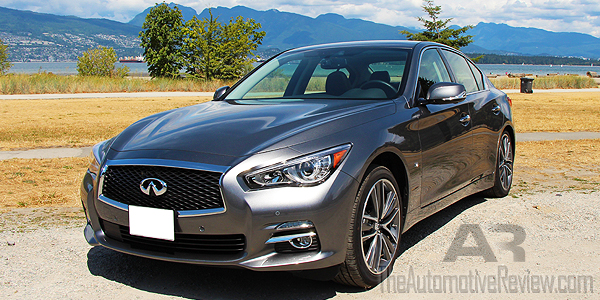2015 Infiniti Q50 AWD Gray Exterior Front Side