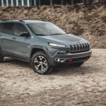 Polarizing to purists and newcomers alike, the Cherokee is the best-driving small Jeep. Solid, not light, with good on-road dynamics, the Cherokee offers a 2.4-liter four-cylinder and 3.2-liter V-6 engines (the V-6 is better for all-wheel drive and towing) and a nine-speed automatic for highway cruising. Cabin tech and materials rival the Grand Cherokee; cargo capacity, however, is average at best. Designed for “Jeepin’,” the Trailhawk rivals a larger, equally capable, Grand Cherokee on cost.