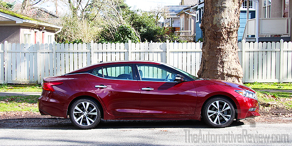 2016 Nissan Maxima Red Exterior Side