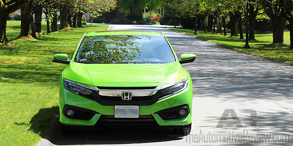 2016 Honda Civic Coupe Green Exterior Front
