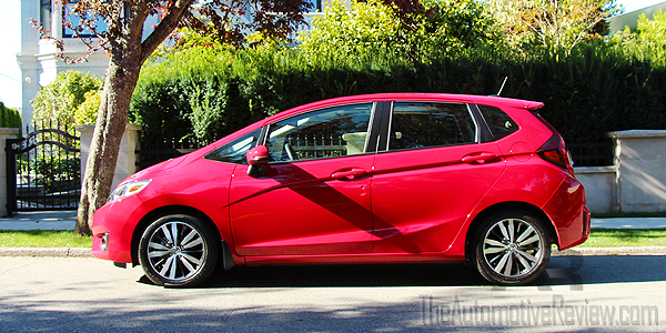 2016 Honda Fit Red Exterior Side