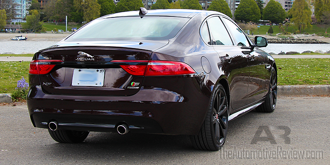 jaguar xf and rear end